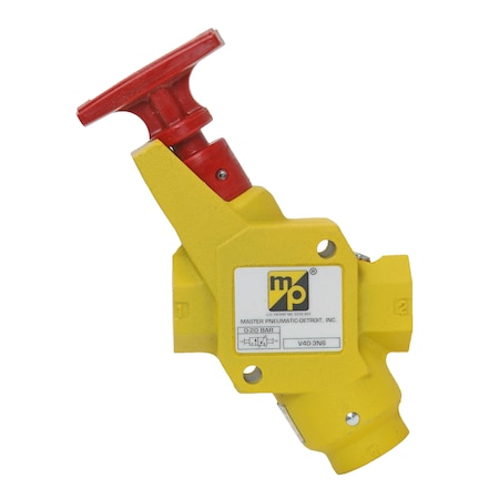 Master Pneumatic MANUAL LOCKOUT VALVE V40-4N6